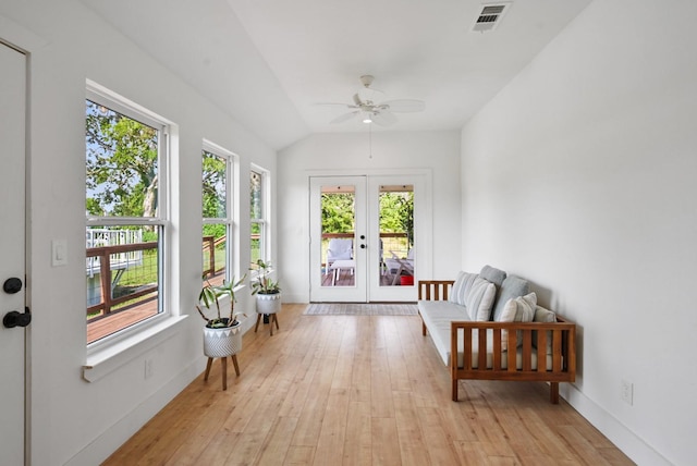 2415 Vz County Road 2624, Wills Point, TX 75169 - sunroom with french doors and lofted ceiling