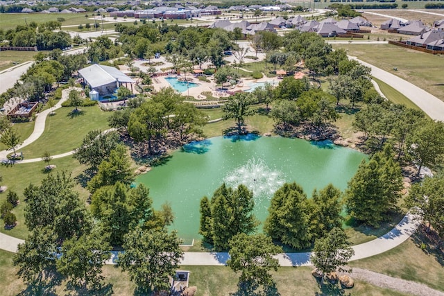 9712 Surveyor Rd, Little Elm, TX 75068 - aerial perspective of suburban area with a nearby body of water