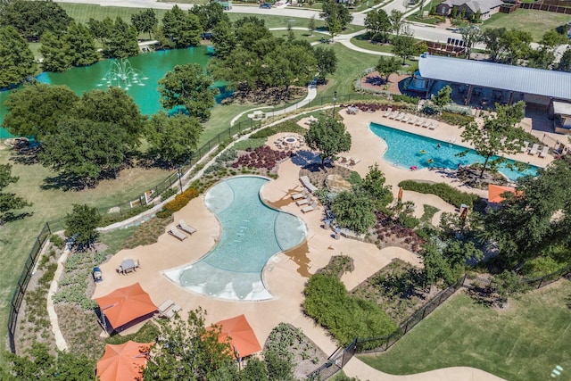 9712 Surveyor Rd, Little Elm, TX 75068 - aerial view of a pool