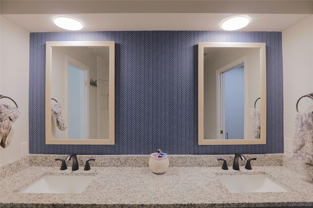 7251 Valley Dale Ct, Benbrook, TX 76116 - full bathroom with double vanity
