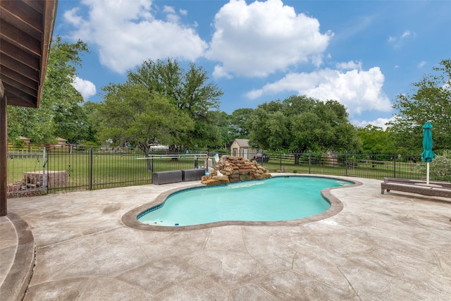 501 Valle Vista Ct, Keller, TX 76248 - view of pool featuring a patio and view of scattered trees