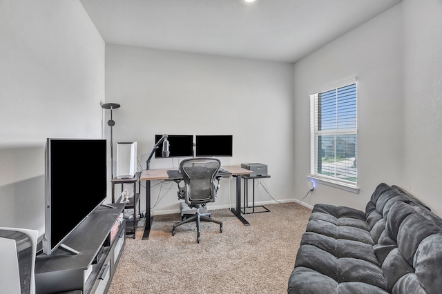 9752 New Bern Dr, Fort Worth, TX 76108 - home office with carpet flooring and baseboards