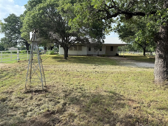 820 Goshen Rd, Springtown, TX 76082 - view of yard with a carport