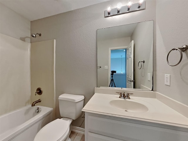 1104 Cactus Spine Dr, Fort Worth, TX 76052 - full bath with toilet, vanity, and washtub / shower combination
