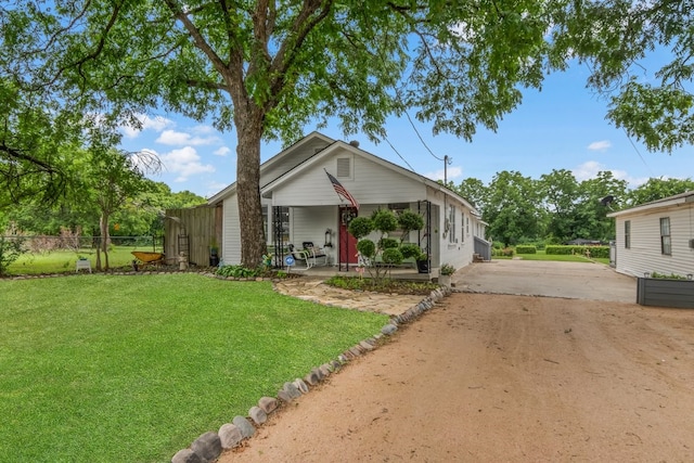 6440 Harmonson Rd, North Richland Hills, TX 76180 - view of front of house featuring covered porch