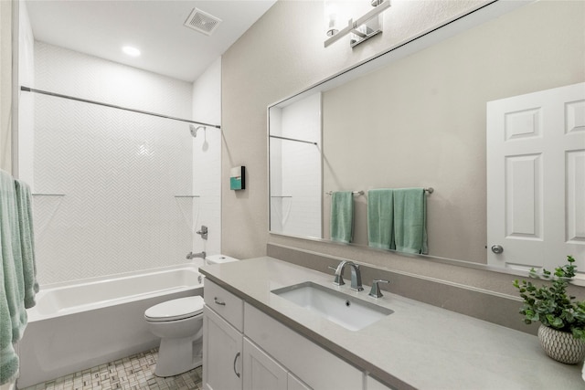 103 Idlewood Rd, Enchanted Oaks, TX 75156 - full bathroom with shower / bath combination with curtain, vanity, and toilet