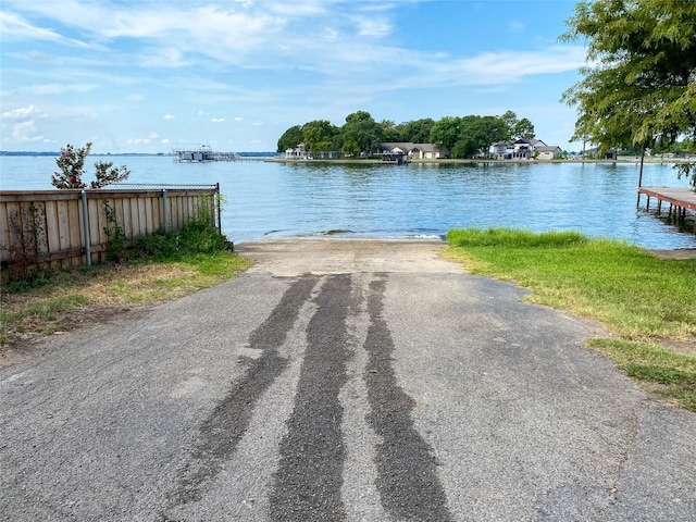 103 Idlewood Rd, Enchanted Oaks, TX 75156 - water view with a boat ramp