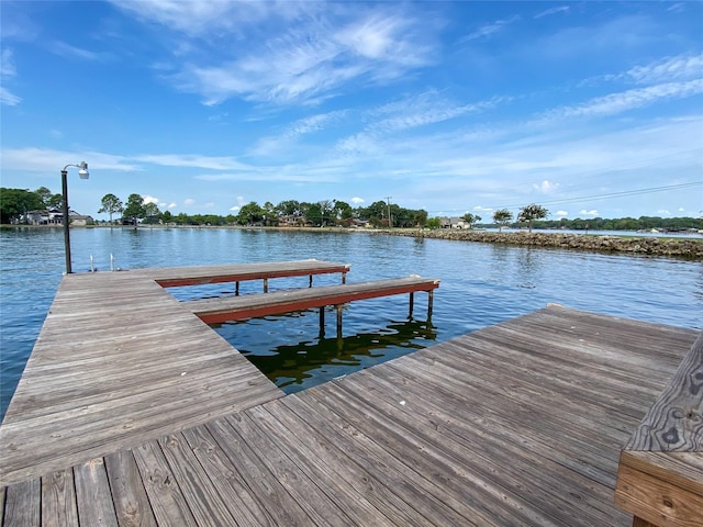 103 Idlewood Rd, Enchanted Oaks, TX 75156 - dock area featuring a water view