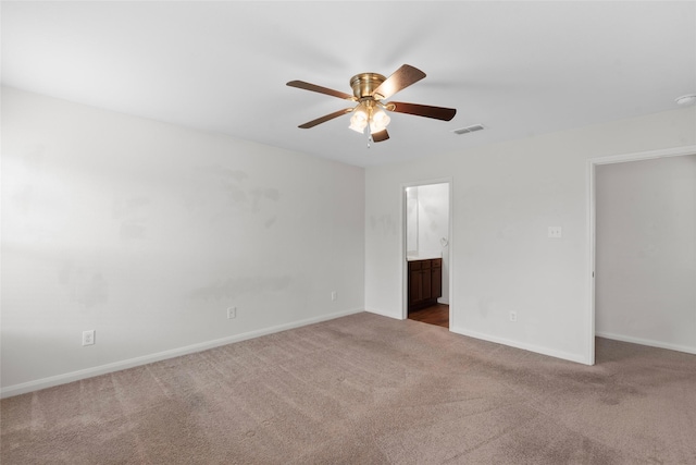 2118 Cone Flower Dr, Forney, TX 75126 - carpeted empty room featuring a ceiling fan and baseboards