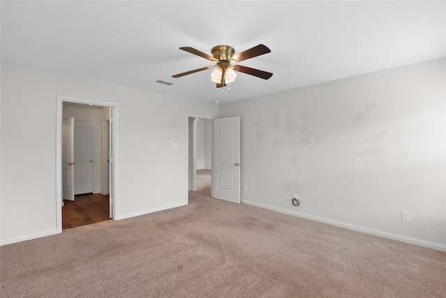 2118 Cone Flower Dr, Forney, TX 75126 - unfurnished bedroom featuring carpet, baseboards, and a ceiling fan