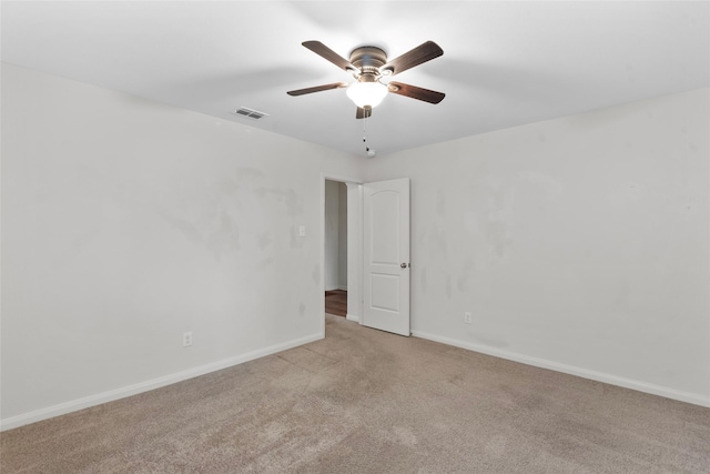 2118 Cone Flower Dr, Forney, TX 75126 - empty room with carpet flooring, ceiling fan, and baseboards
