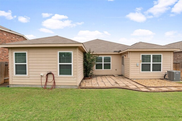 2118 Cone Flower Dr, Forney, TX 75126 - back of house featuring cooling unit and a patio area