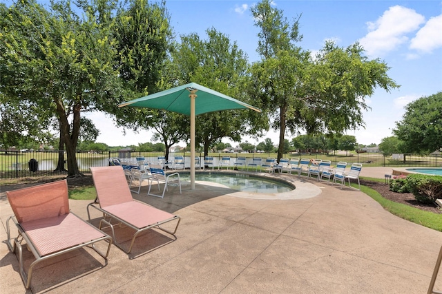 2118 Cone Flower Dr, Forney, TX 75126 - community pool with a patio and a water view