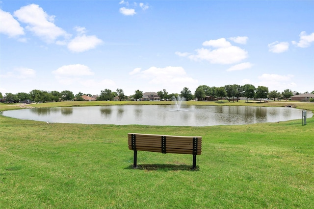 2118 Cone Flower Dr, Forney, TX 75126 - view of home's community with a water view and a yard