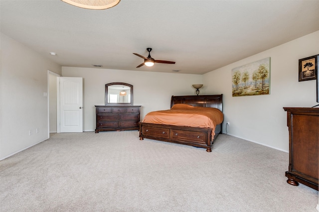 816 Hartsfield St, Aubrey, TX 76227 - bedroom featuring carpet flooring, a ceiling fan, and baseboards