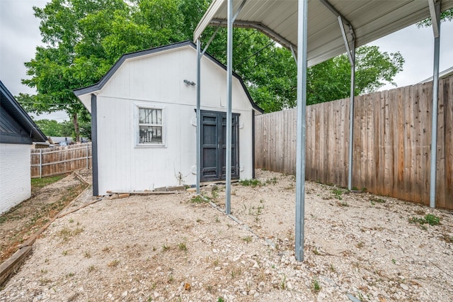 611 Cannon Dr, Euless, TX 76040 - view of outbuilding featuring a fenced backyard