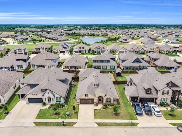 2111 Devonblue Dr, Forney, TX 75126 - aerial perspective of suburban area with a nearby body of water