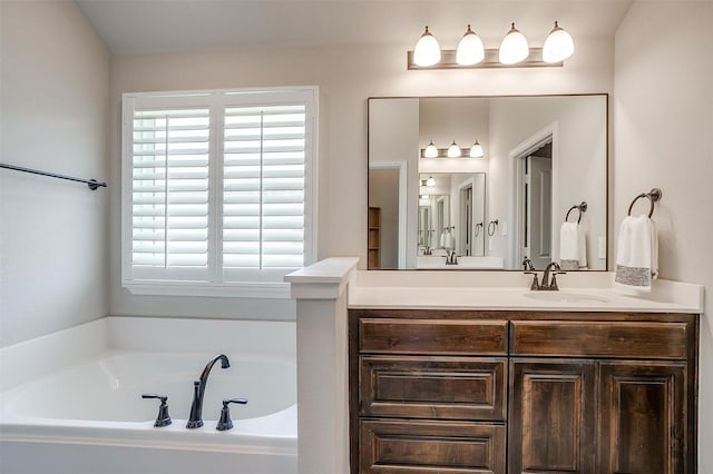 812 Porcupine Dr, Springtown, TX 76082 - full bath with a garden tub and vanity