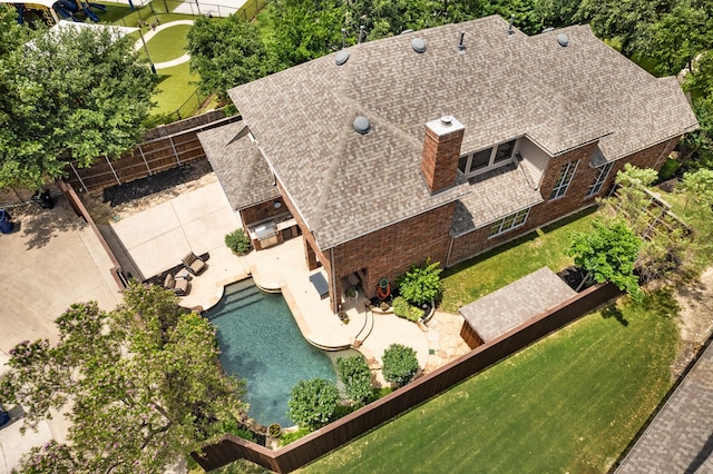 9 Haywood Ct, Frisco, TX 75035 - view from above of property