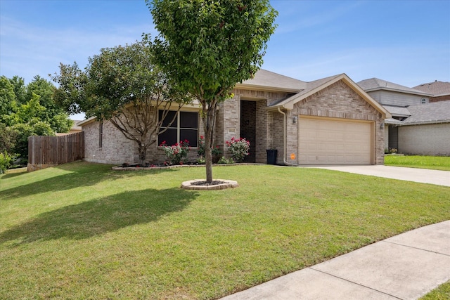 10149 High Eagle Trl, Fort Worth, TX 76108 - view of front of home with a garage, concrete driveway, and brick siding