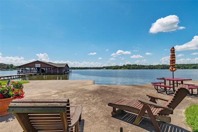 6575 Standing Rock, Malakoff, TX 75148 - water view with a dock