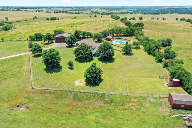 10595 Gregory Rd, Sanger, TX 76266 - aerial view of sparsely populated area with agricultural land