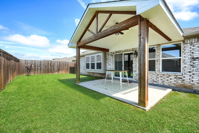 2246 Hartley Dr, Forney, TX 75126 - rear view of house featuring a patio area and stone siding