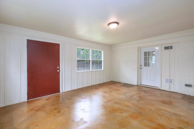 2489 Campus Ct, Abilene, TX 79601 - entrance foyer featuring concrete floors