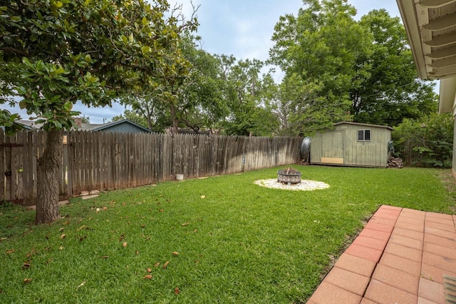 2489 Campus Ct, Abilene, TX 79601 - view of yard with an outdoor fire pit