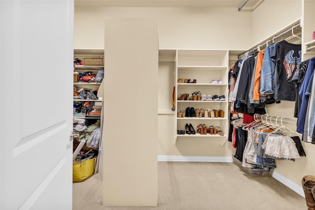 1050 Crystal Falls Dr, Prosper, TX 75078 - walk in closet featuring carpet flooring