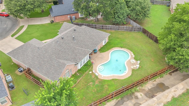1125 Starling Ct, Burleson, TX 76028 - drone / aerial view of a pool