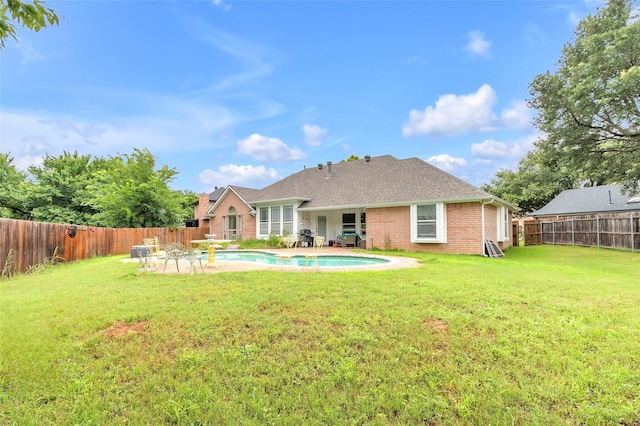 1125 Starling Ct, Burleson, TX 76028 - rear view of house with a patio and brick siding