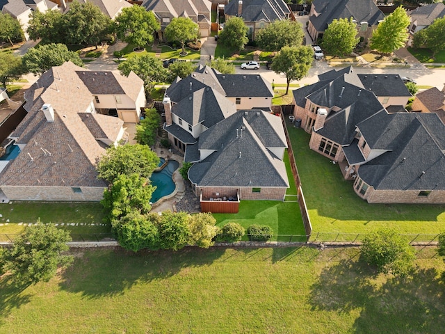 4452 Druid Hills Dr, Frisco, TX 75034 - aerial perspective of suburban area featuring a pool