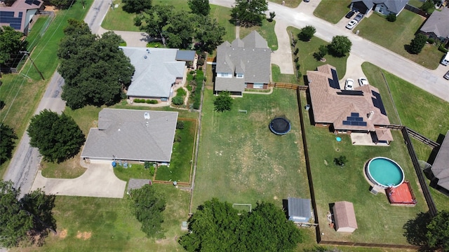 702 John Thomas Dr, Keene, TX 76059 - aerial view of property's location with nearby suburban area