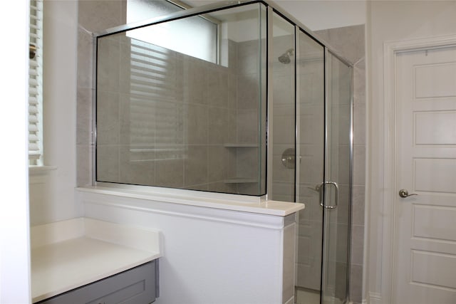 608 Remington Rd, Celina, TX 75009 - full bath with a shower stall and vanity
