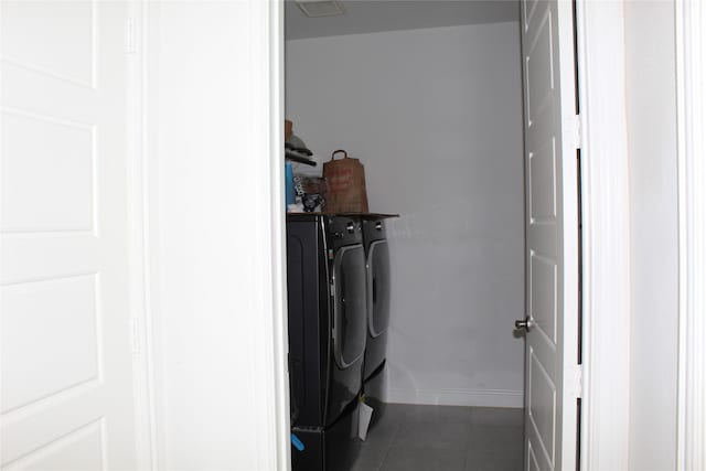 608 Remington Rd, Celina, TX 75009 - washroom featuring washing machine and dryer and tile patterned floors