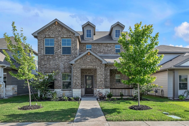 201 Olympus St, Wylie, TX 75098 - view of front of house with brick siding and a front lawn
