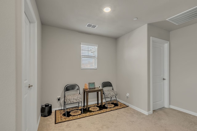201 Olympus St, Wylie, TX 75098 - sitting room with carpet flooring, baseboards, and recessed lighting