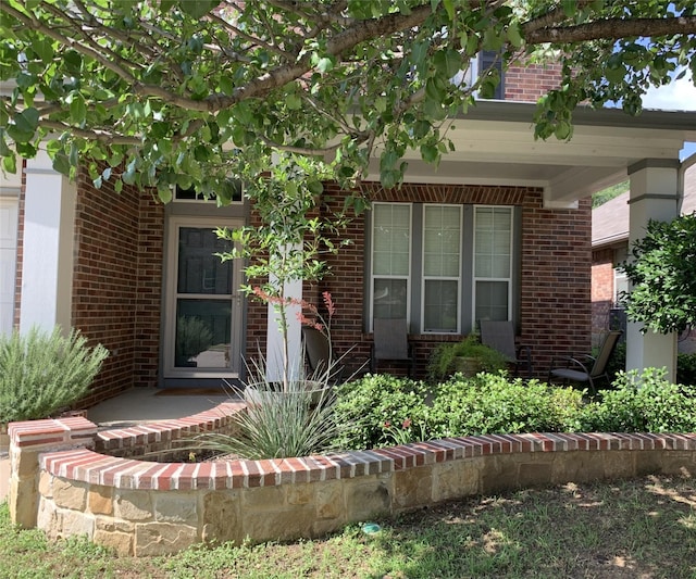 848 Ridge Point Dr, Grand Prairie, TX 75052 - property entrance with brick siding