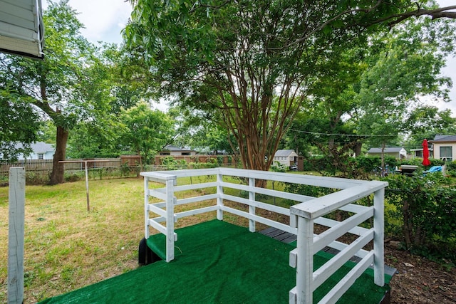 308 Chandler Dr, Garland, TX 75040 - view of wooden deck