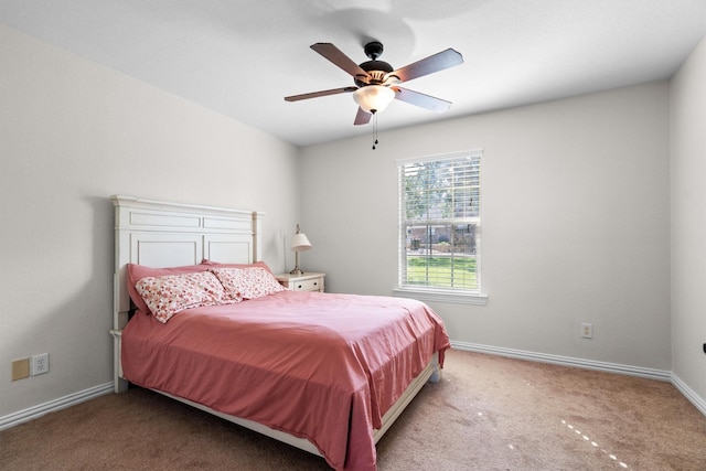1310 Rolling Acres Dr, Argyle, TX 76226 - carpeted bedroom with baseboards and ceiling fan