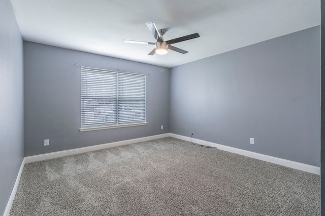 2111 Preston Trl, Forney, TX 75126 - carpeted spare room featuring ceiling fan and baseboards