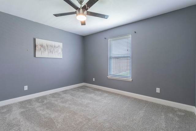 2111 Preston Trl, Forney, TX 75126 - carpeted empty room featuring baseboards and ceiling fan