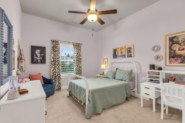 2116 Tremont Blvd, Mckinney, TX 75071 - bedroom featuring light carpet and a ceiling fan