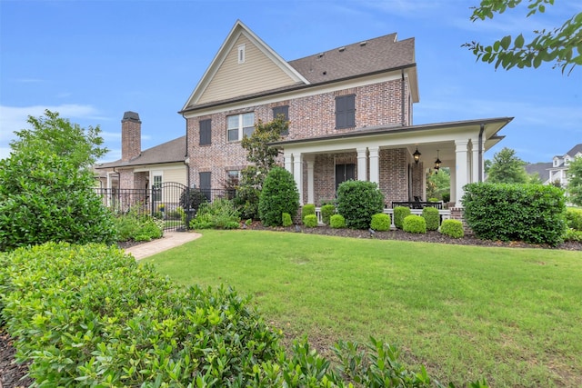 2116 Tremont Blvd, Mckinney, TX 75071 - view of front of home featuring brick siding and a porch