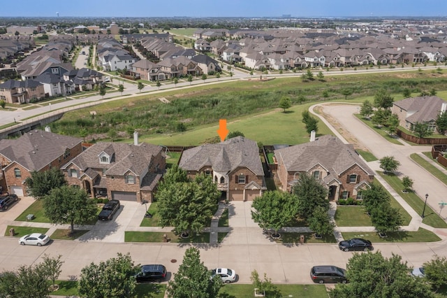3436 Copper Point Ln, Frisco, TX 75034 - aerial overview of property's location featuring nearby suburban area