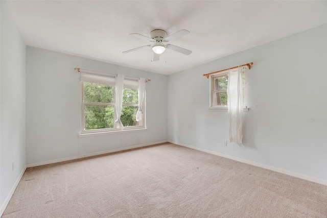4 Waterview Pl, Richardson, TX 75080 - spare room with ceiling fan, carpet flooring, and baseboards