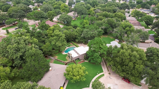 4 Waterview Pl, Richardson, TX 75080 - aerial perspective of suburban area with a pool area