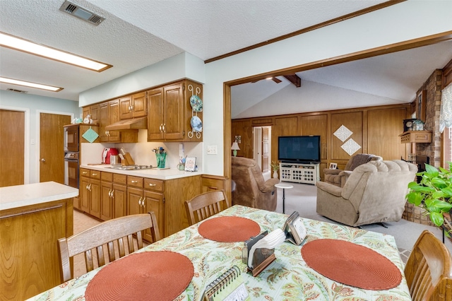 1001 Woodhaven Ct, Euless, TX 76039 - dining space with light carpet