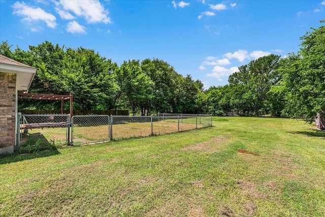 5212 Cross Timber Rd W, Cleburne, TX 76031 - view of yard with a gate